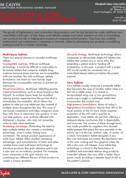 Multi-layer and Core Tabletting Innovation